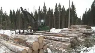 Forwarder John Deere 1210E with Fixed Cabin