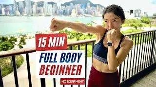 15 MIN Total Body Fatburner Workout for Beginners | Achievable & No Equipment