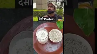 Gym Coach Nitesh Soni's Homemade Desi Protein Powder Recipe #shorts #viral #youtube short video
