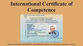 International Certificate of Competence