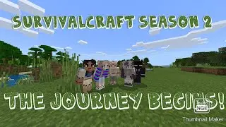 SurvivalCraft Season 2 Episode 1: First Night Chaos (Minecraft SMP)