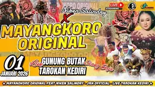Live Jaranan MAYANGKORO ORIGINAL ft NIKEN SALINDRY Live G. Butak Tarokan Kediri