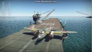 Sim carrier landing Ki 49-IIa