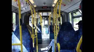 Mercedes Citaro G ExGo Ahead London General MAL104 Brighton & Hove 111 BD57WDP Journey on Service 25