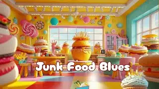 🍎Junk Food Blues | Healthy Eating Song for Kids | Fun Learning Songs for Preschool & Kindergarten 🎶🍔