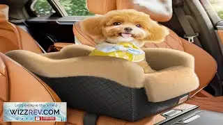 Portable Small Dog Seat for Car Luxury Center Console Dog Car Seat