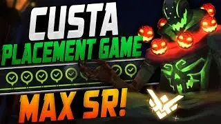 CUSTA FINAL PLACEMENT GAME! HUGE SR? [ OVERWATCH SEASON 10 TOP 500 ]