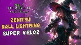 Mago de Ball Lightning MAIS RÁPIDA de Diablo 4 – Estilo Zenitsu!