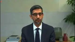 Google CEO Sundar Pichai gives his opening remarks at hearing on social media