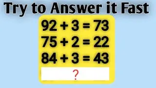Maths Quiz Challenge | Think Fast & Answer Correctly! #viral #maths #mathstricks #mathchallenge