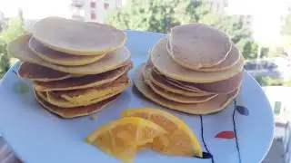 Panquecas de Laranja saudáveis