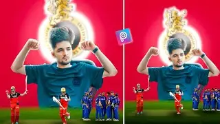 Ipl Photo Editing 2021 | Picsart Photo Editing | Ipl Photo Editing Rcb Vs Mi |