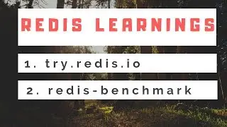 Redis Learnings | Get started with Redis | Benchmarking Redis