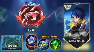 AAMON IN NEW PATCH GAMEPLAY 🔥 NEW BUILD, NEW ACHIEVMENT & NEW GLOBAL !! - #MLBB
