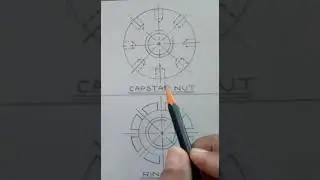 CAPSTAN NUT AND RING NUT