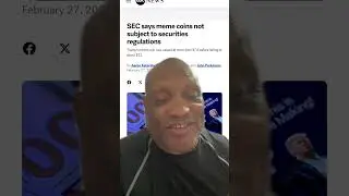 If Meme coins not subject to regulation Bad actors will create coins and rob retail investors daily
