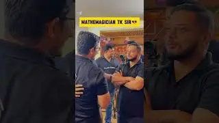 #Tarun Khandelwal #Tk sir #Mathemagician #physicswallah #with RJ sir physicsmagician #Manzil2025#pw