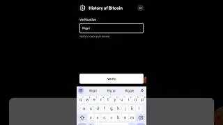 History of Bitcoin Blum verification code|Blum verification code today 23 Dec 2024|#blum#blumairdrop