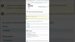 Cr&eacute;er un compte espace professionnel sur impots.gouv en 30s