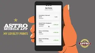Astro Loyalty Mobile App | My Loyalty Points Menu NEW