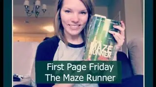 First Page Friday - The Maze Runner - #FridayReads