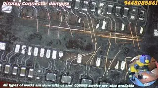 Display Tracks Damage On Board (Redmi Note 9)