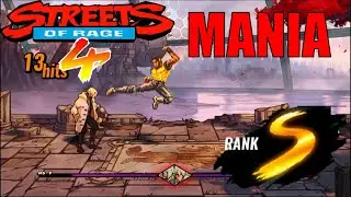 Streets of Rage 4 - Arcade Mania (Adam-SOR1) S Rank Score
