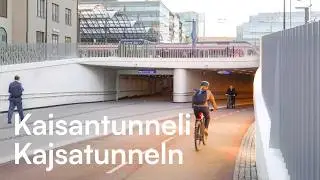 Kaisantunneli Bicycle Tunnel || Here in Helsinki