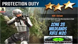 Campaign Zone 23 Wildlands Protection Duty Rifle mission #20 Sniper strike : special ops