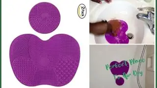 HOW TO CLEAN MAKE UP BRUSHES: $14 AMAZON ESARORA MAT REVIEW