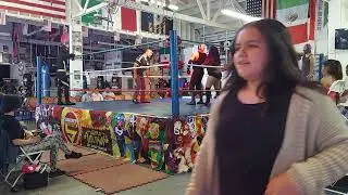 Arena Salinas . Black Panther Jr & Chilango kid vs Zaira & Still Baker .