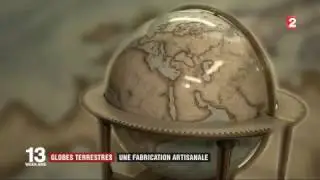 Des globes terrestres réalisés à la main