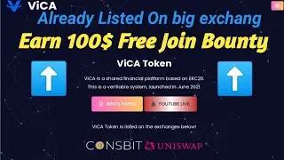 BOUNTY ALADDIN ViCA PlatformArbitrage10 000 ViCA PoolPrice=$7 75 Earn Free 100$ #vica