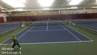 Tennis Northeast 4.0 Practice set - Ibrahim VS Christian - Tennis League Network