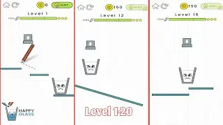 Solution Happy glass level 1-20 gameplay
