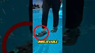The First Ever Water Walking Shoes😱👀