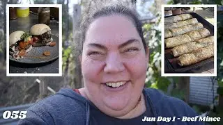 June Monthly Meal prep/planning | Minced Beef | Hamburgers | Sausage Rolls | Bolognese |Off Grid 055