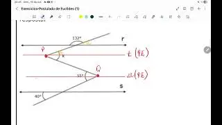 Aula 3- Quinto Postulado de Euclides - Exerc&iacute;cios resolvidos. 