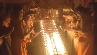 అయ్యప్ప స్వామి పడి వెలిగించడం 