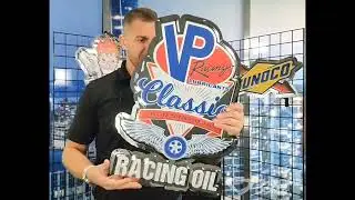 VP Racing Fuels Classic Racing Oil Metal Sign