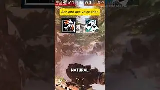 Ash and Ace voice lines#gaming#trending#gamingchannel#clip#R6#rainbowsix#voicelines#Ash#Ace