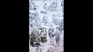 Historical scroll: various clothing styles of Japanese society in the Middle Ages