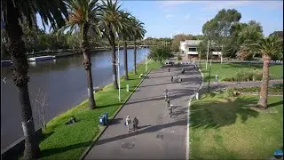 walking in the Autumn in Melbourne, Australia . 2022【4K】