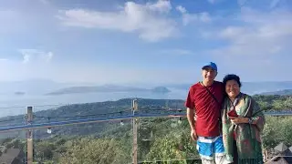 Taal volcano viewpoint on November 9, 2024 and hike to crater on March 28, 1989