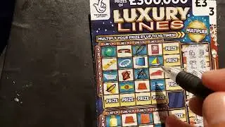LUXURY Lines scratch card 14/08/24