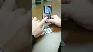 R&D coating thickness gauge reset