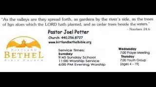 Sun 6 2 2013, Sermon Ephesians Ch3, by Pastor Joel Potter, KBB Church, 440 256 8727...