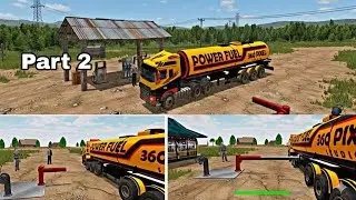 Part 2 Oil Tanker Transport 3d Truck Games - Truck Oil Transport Wala Game Android - Gameplay 