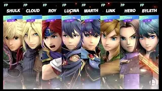 Super Smash Bros Ultimate Amiibo Fights  &ndash; Request #17568 Sword Battle Royale