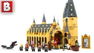 LEGO Harry Potter Hogwarts Great Hall Review! | Set 75954